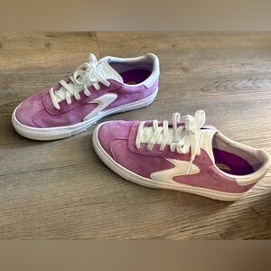 Skechers Pink and White Arch Fit Sneakers